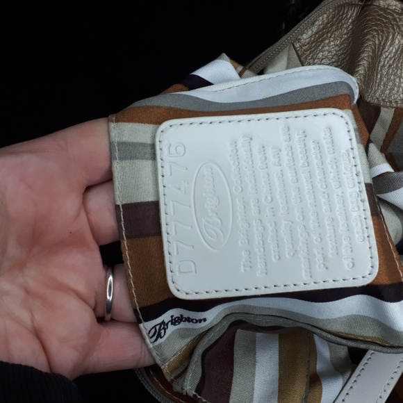 Brighton~Barbados Braided Hobo - Picture 7 of 9